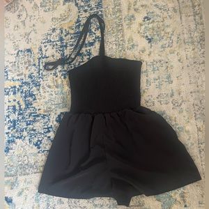 Black Lily Rose Romper